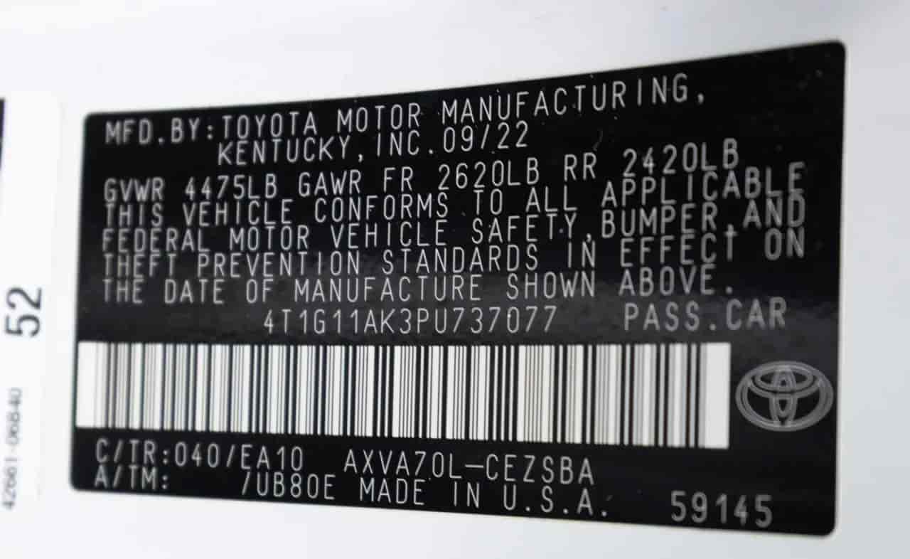 TOYOTA Camry - 10